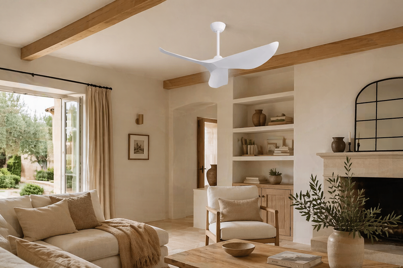 Capraia | Ventilateur design télécommande 97 cm