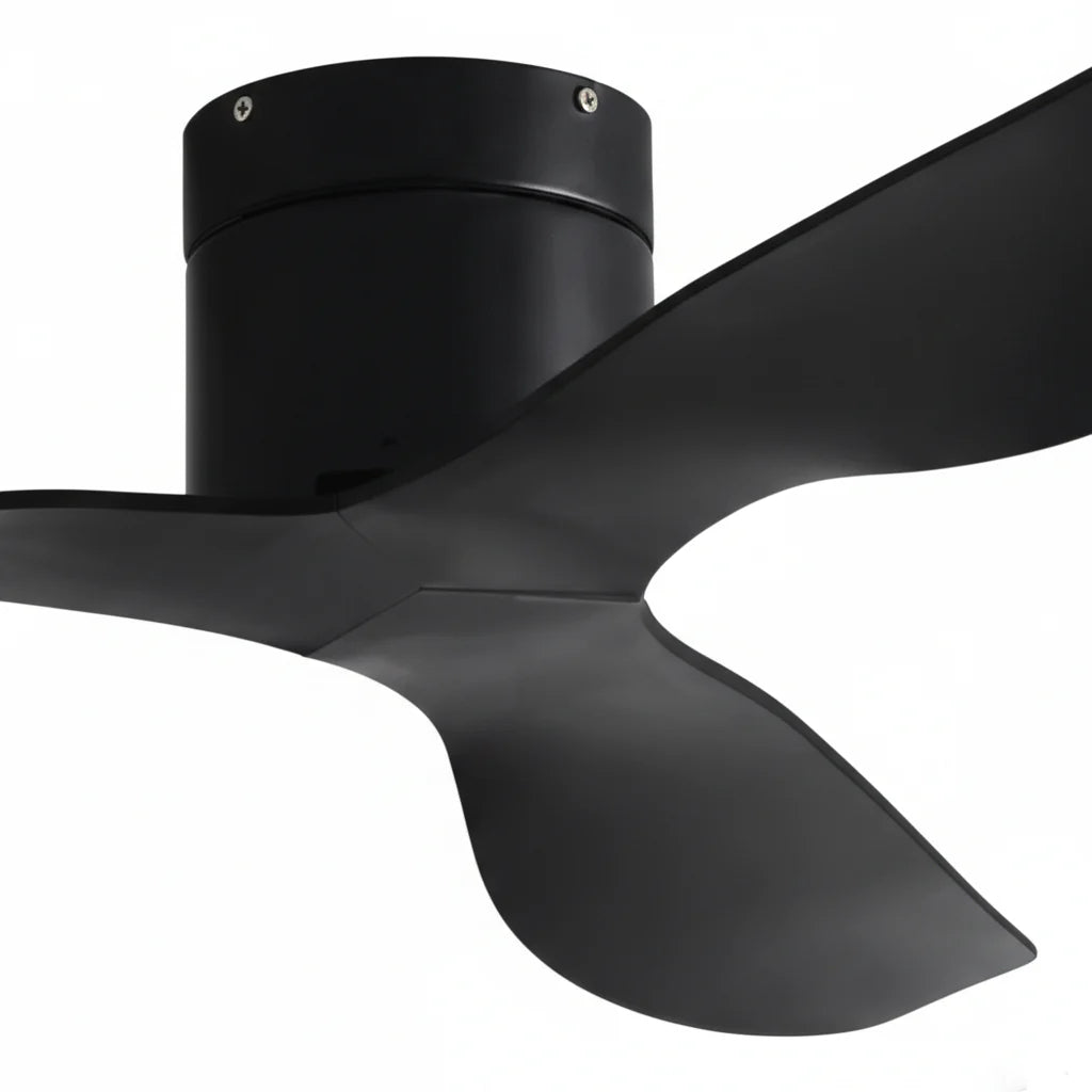 Onyx | Ventilateur ultra-plat noir et ABS noir