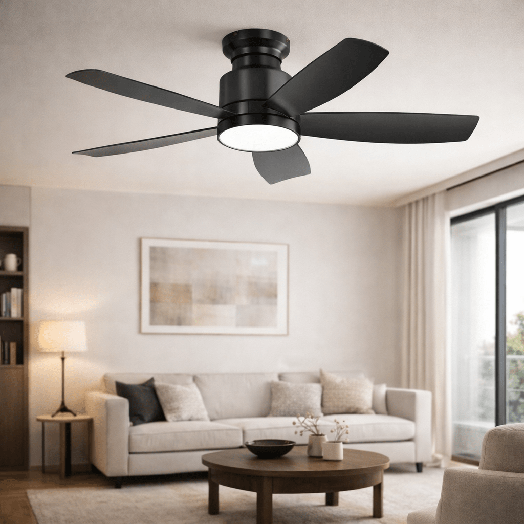 Helix | Ventilateur moderne LED télécommande 107 cm