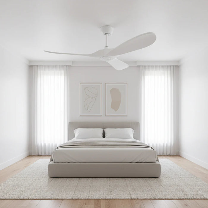 Sirocco — Ventilateur vintage blanc et ABS blanc