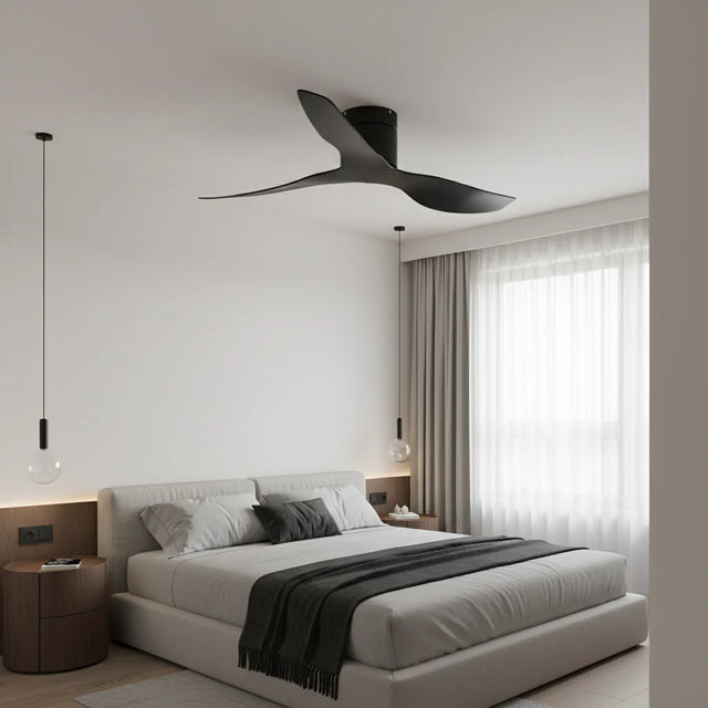Onyx | Ventilateur ultra-plat noir et ABS noir
