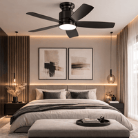 Helix | Ventilateur moderne LED télécommande 107 cm — vue 6