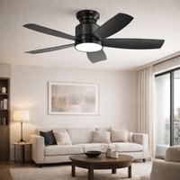 Helix | Ventilateur moderne LED télécommande 107 cm — vue 5