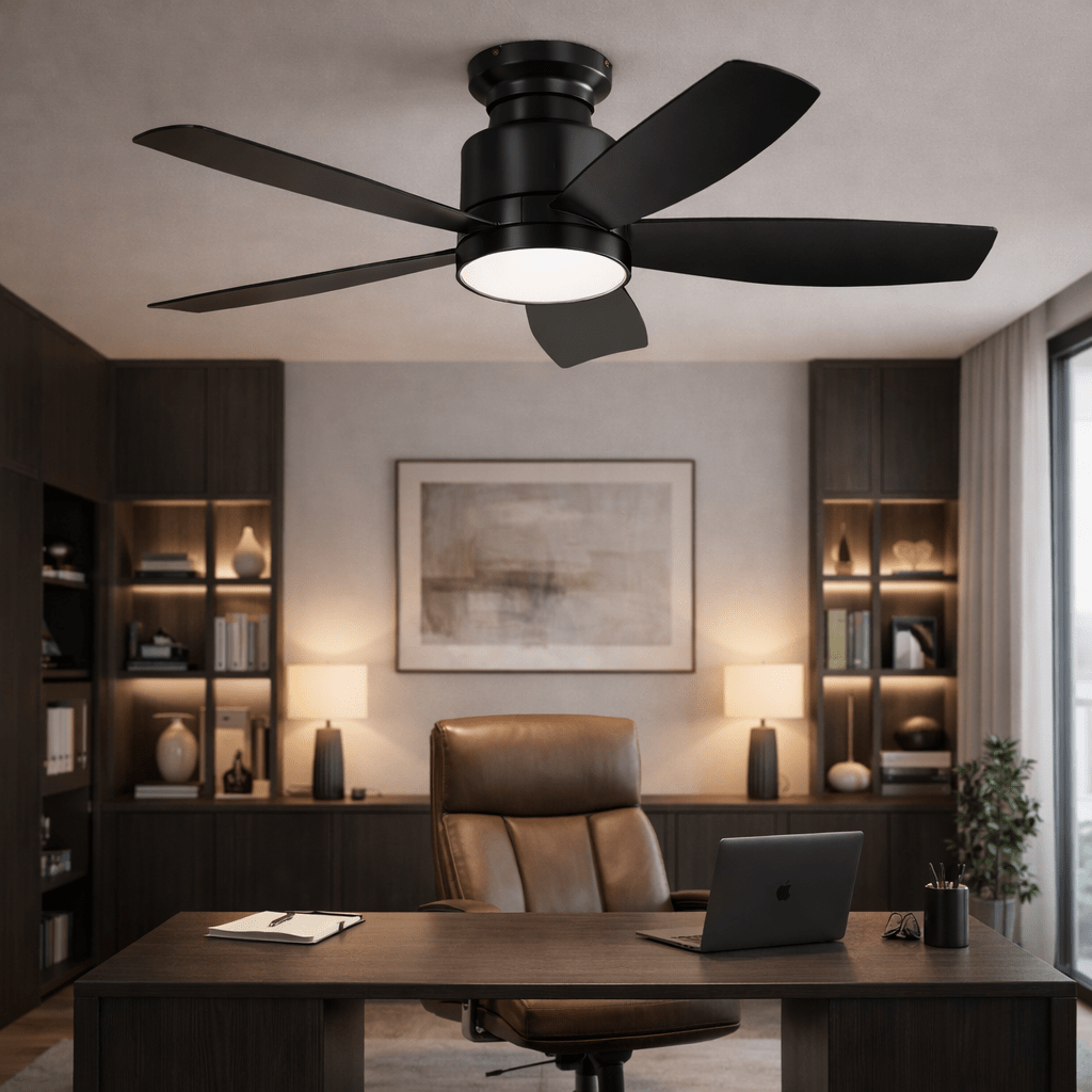 Helix — Ventilateur moderne LED télécommande 107 cm