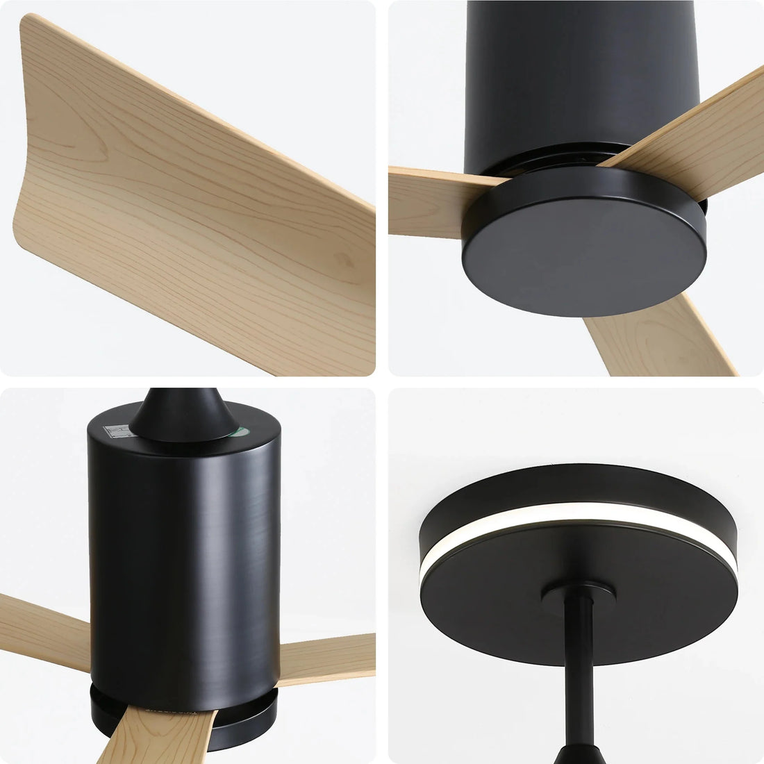 Nexus | Ventilateur moderne LED télécommande 132 cm